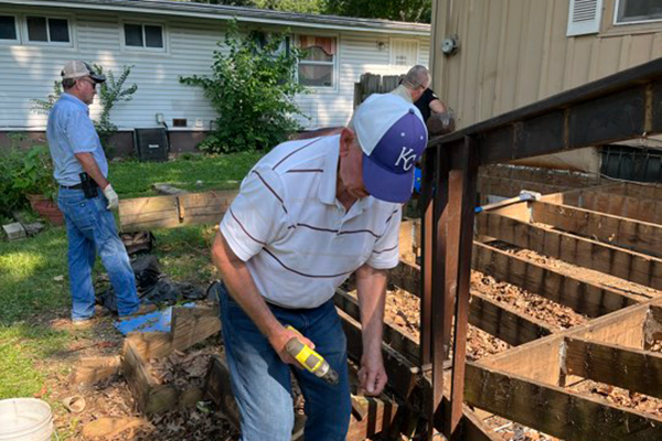 home repair deck project