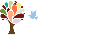 shepherd's center of kansas city logo multi color with white type